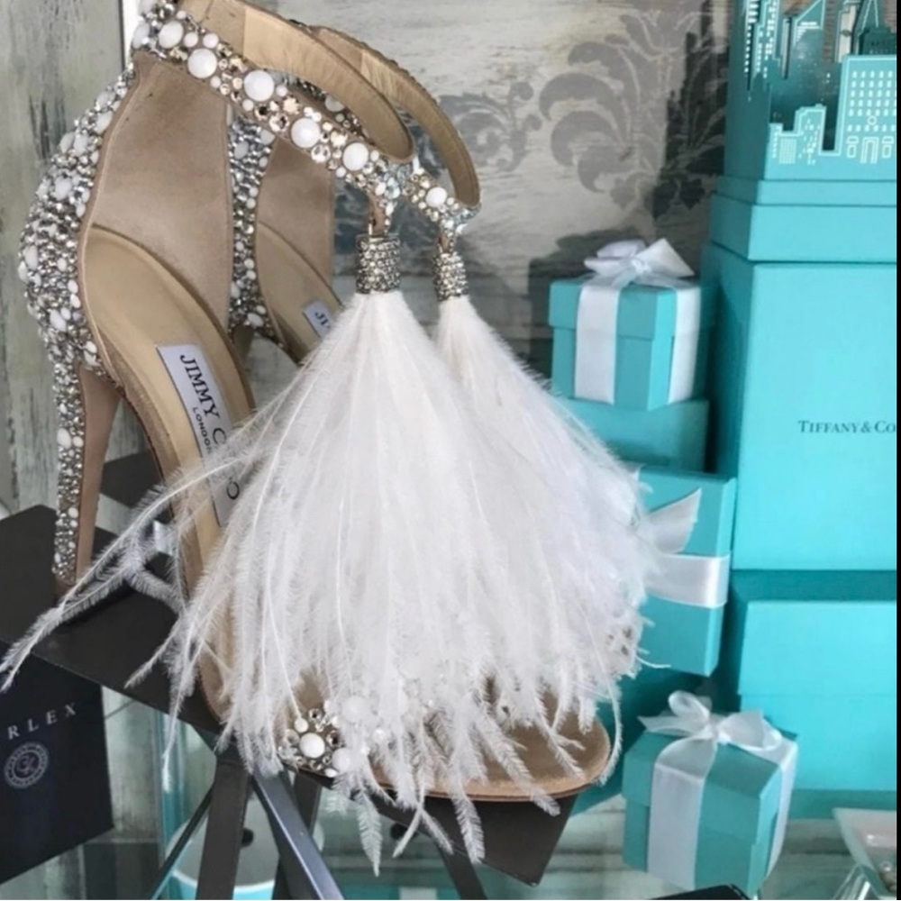 Jimmy Choo W/Box & (See Receipt) RARE viola 110 heels 38.5